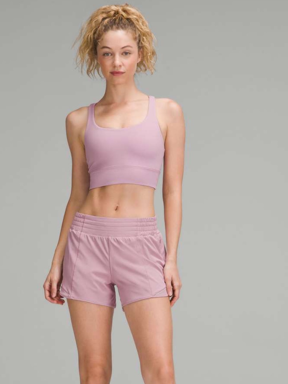 Lululemon Athletica Soft Pink Sports Bra